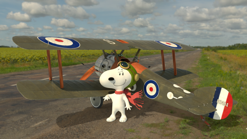 Sopwith Camel and Snoopy preview image